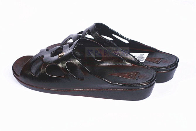 Taiwan KUAN MING Middle-aged women's slippers non-slip soft-soled slippers casual home mom shoes 618