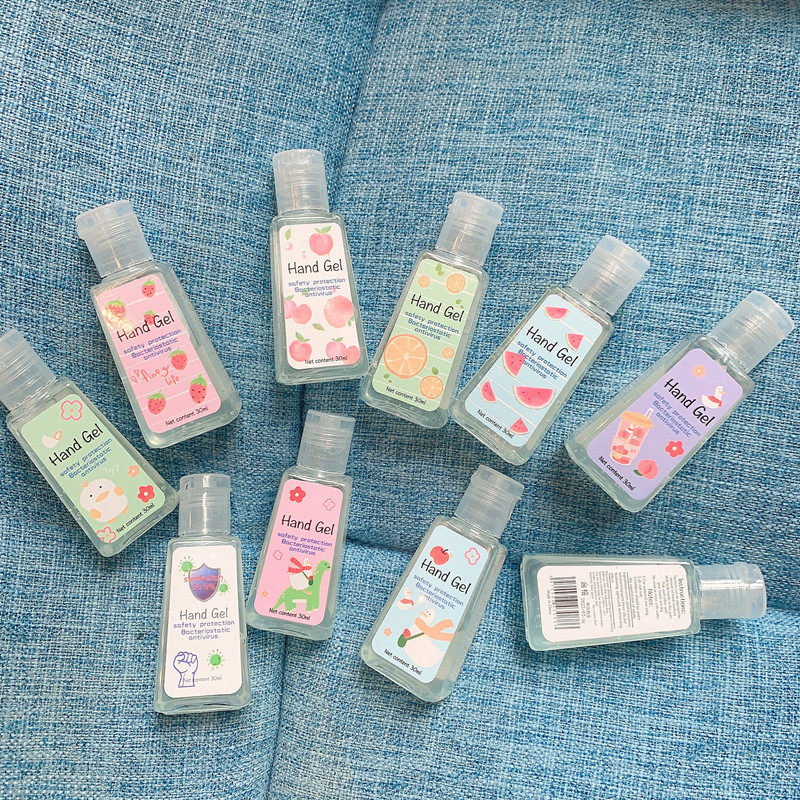 Child-free hand washing liquid hand disinfection with small bottled Alcoholic Gel Speed Dry Students Germicidal and Bacteriostatic Portable