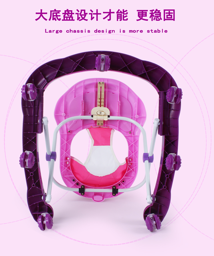 Baby Walker Đa Chức Năng 6 7-18 Tháng Chống rollover Trẻ Trẻ Em Tay Đẩy Có Thể Mất Nam Bé Cô Gái Học Tập