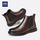 切尔西靴男2025新款英伦休闲中帮皮靴真皮马丁靴男士高帮靴子男