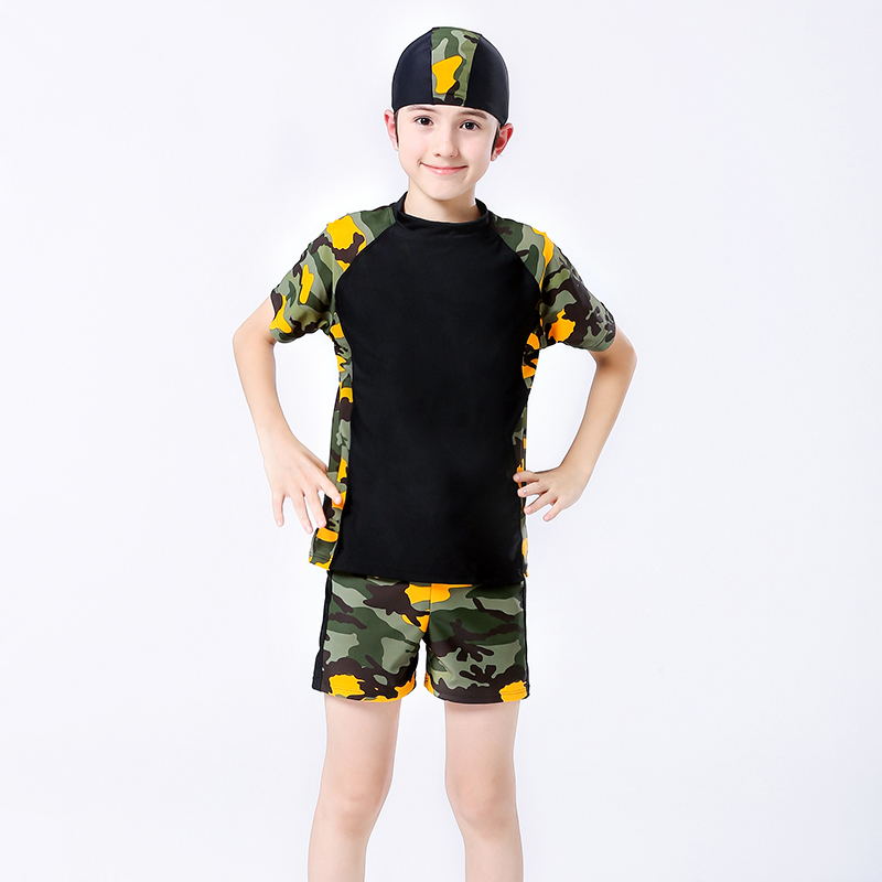 Children's swimsuits, boys' swimsuits, summer split, big boys' baby swimsuits, long sleeves, sun protection, 2022 swimsuits