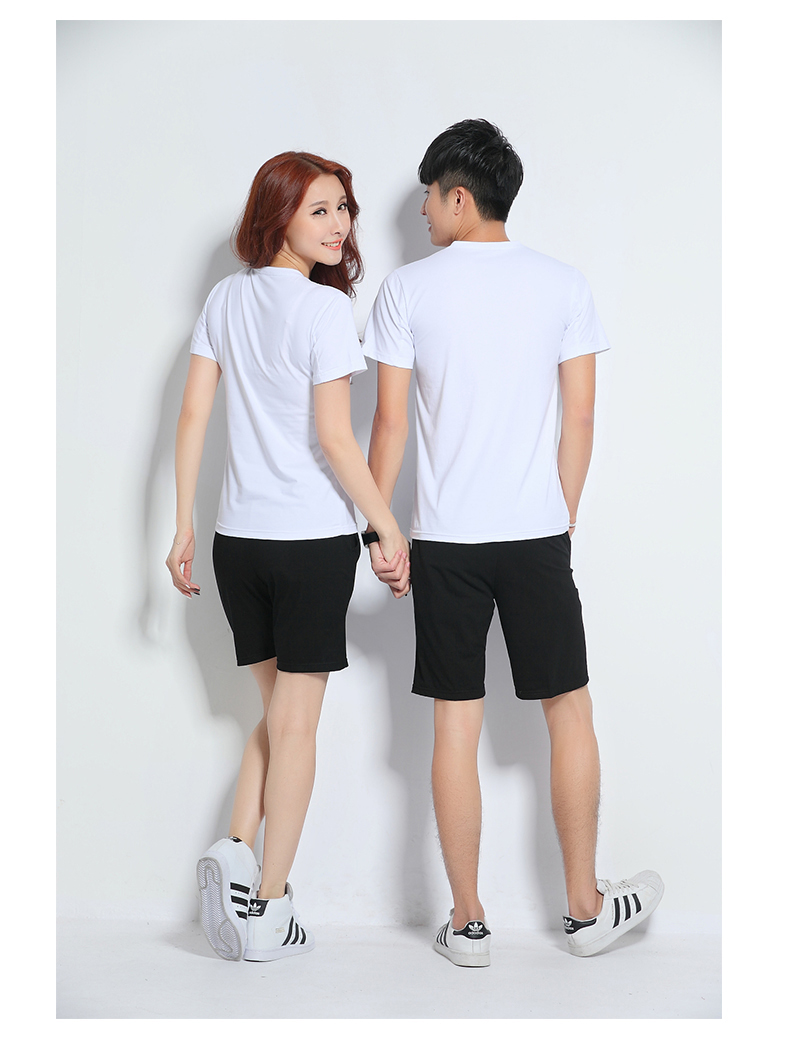 Mùa hè đôi tay áo ngắn phù hợp với thể thao nam và nữ bình thường chạy thể dục thể dục quần áo thể thao quần short thanh niên - Thể thao sau bộ thể thao nữ lining