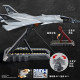 Authentic Bai Di Type B Hypersonic Aircraft Alloy Model, Nantianmen Project Air Show Fighter Collection Display Piece