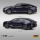 1:43 Scale Dongfeng Lantu Chasing the Light Car Model Alloy Small Car Model Small Scale Car Collectible Display Piece