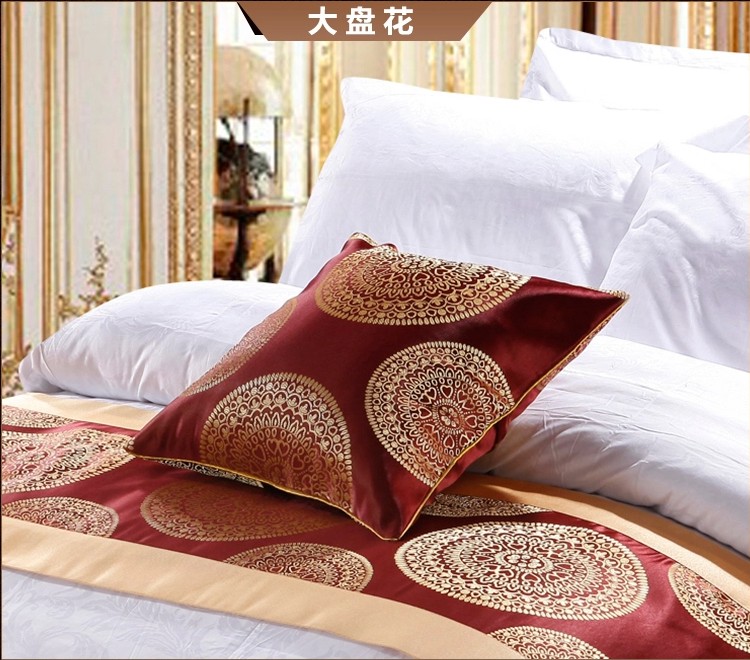 Khách sạn giường ngủ khách sạn cao cấp khách sạn cao cấp khăn trải giường giường cờ đuôi giường pad trang trí trang trí tôn tạo ga giường 1m2x2m