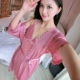 Dây đeo đồ ngủ nữ gợi cảm mùa hè băng lụa vui vẻ cám dỗ đồ lót chất béo mm cộng với phân bón áo ngủ lụa lụa