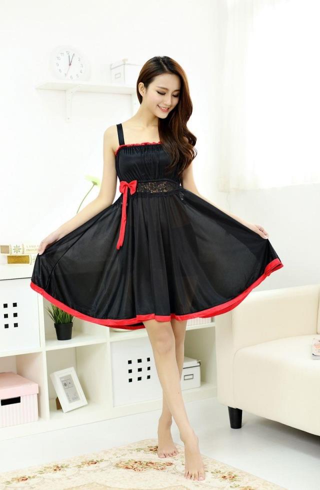 Đặc biệt đồ ngủ cô gái mùa hè ren sexy dễ thương hào phóng dây đeo nightdress để tăng băng lụa thời trang lụa dịch vụ nhà