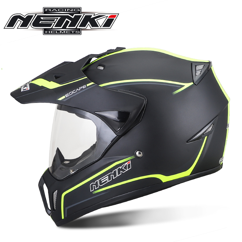 NENKI Cross-country Safety Helmet Winter Personality Men's All-Covered Unveiling Helmets All Four Seasons