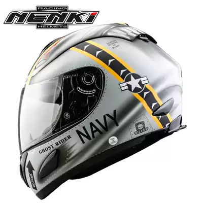 SF nenki helmet male lady full helmet four seasons racing locomotive anti-fog helmet full cover