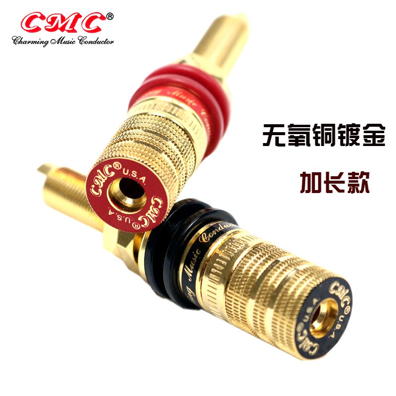 838L extended pure copper gold plated audio amplifier terminal block speaker banana head socket speaker terminal block