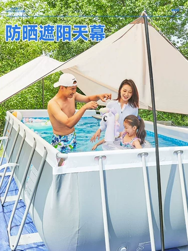 Большой бассейн для взрослых, дорожная детская трубка для домашнего использования, увеличенная толщина