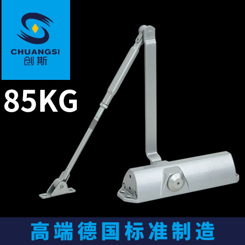 German standard buffer fireproof door camera hydraulic automatic door closer for home closure triangular body 85KG