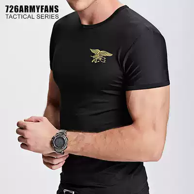 726 military fans special forces physical training suit T-shirt men's tactical short sleeve elastic quick-drying tights custom printing