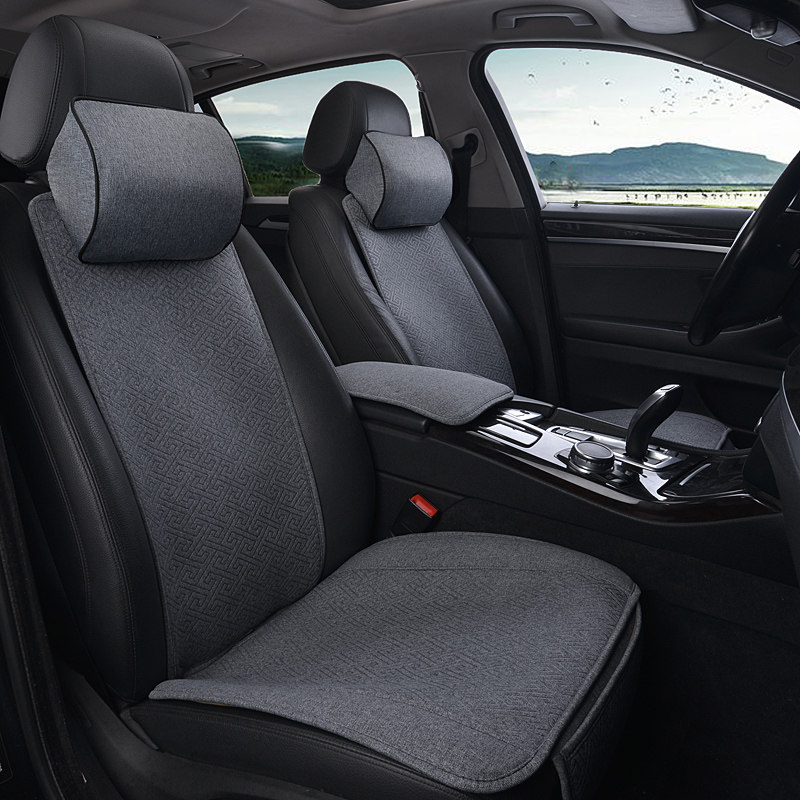 2022 new Foss Passat Magotan Tuyue Sagitar Lavida TiguanL car seat cushion four seasons linen seat cushion