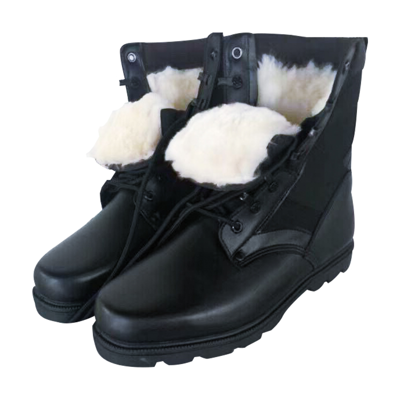 Combat Boots Masculiny Warm Thickening Anti-Chill Work Training Boots Cotton Boots Winter Tactical Training Shoes Spring Autumn Security Shoes
