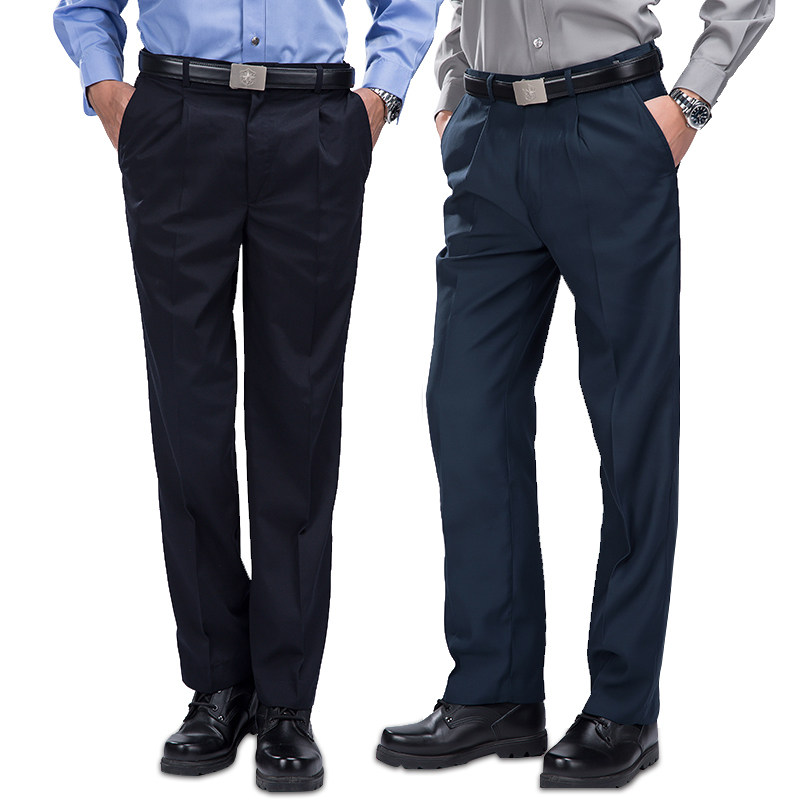 Summer Security Pants Men's Security Spring Autumn Winter Pants Security Uniform Property Spring Autumn Western Pants Black Working Pants