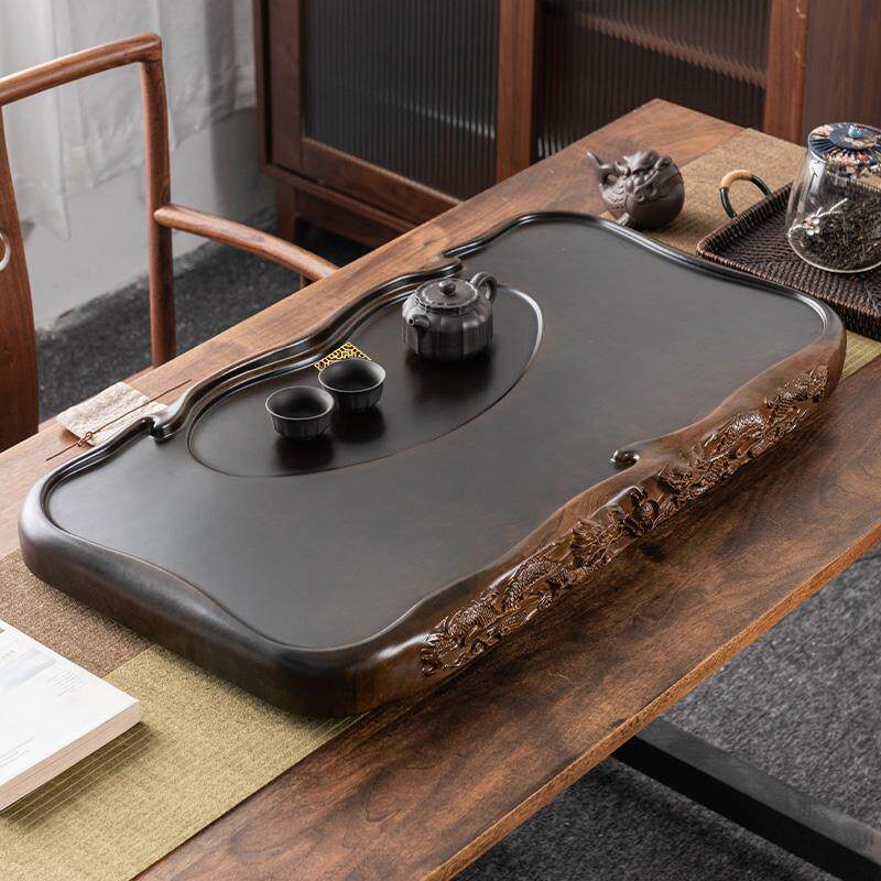 黑檀木茶盘：品茗神器，让你的茶艺生活更上一层楼！-茶具礼盒-淘宝百科网