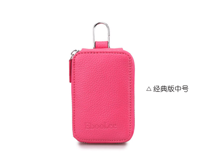 Túi chìa khóa nữ da công suất lớn xe dây kéo túi chìa khóa của nam giới da đa chức năng thay đổi gói thẻ túi đựng chìa khóa xe
