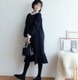 ຊຸດແມ່ດູໃບໄມ້ລົ່ນເກົາຫລີຊື້ຂະຫນາດໃຫຍ່ຍາວດູໃບໄມ້ລົ່ນແລະລະດູຫນາວ knitted skirt ພາສາເກົາຫຼີ lace ແຂງສີ skirt suit