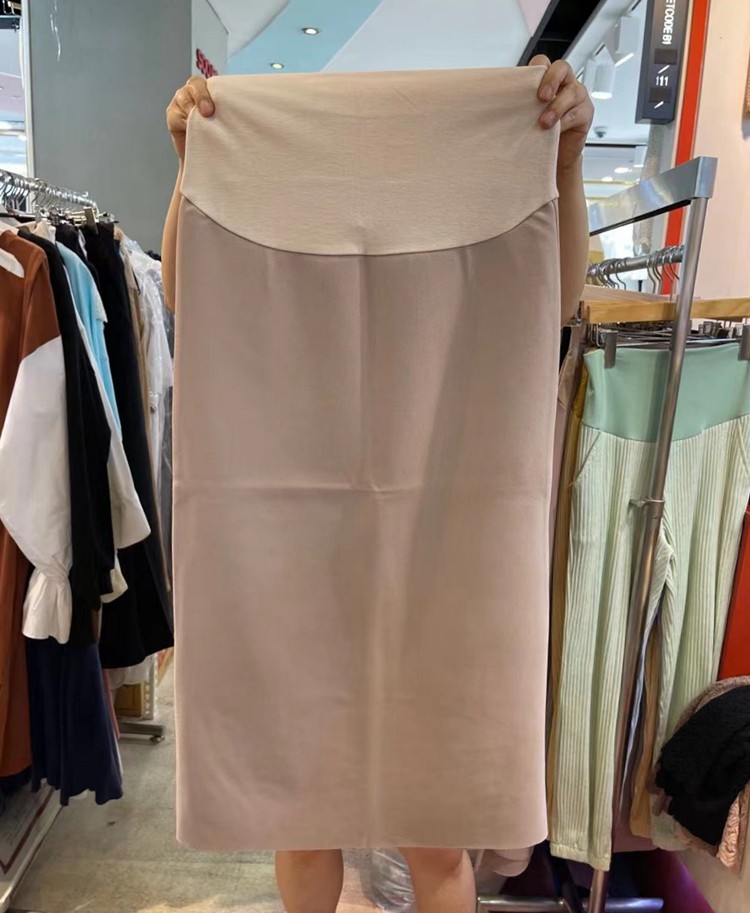 Pregnant Woman Half Body Dress Spring Autumn Style South Korea Nets Red Conspiculean Short Skirts Fall Loose One Step Skirt and Hip Skirts