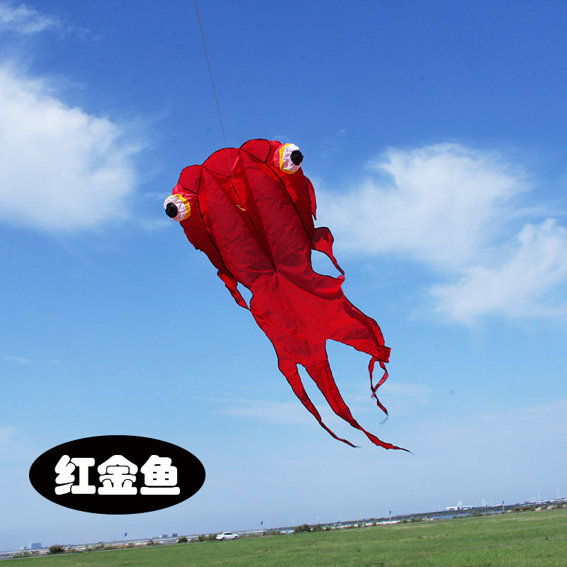 2021 New Software Kite Adults Children Upscale Large Boneless Goldfish Carp Kite Breeze easy to carry