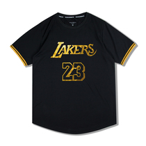 Kobe Bryant James Lakers Harden Maddie retro basketball quick-drying sports short sleeves