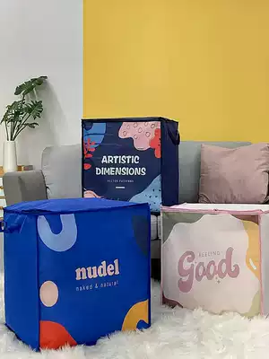 Big mac storage bag Giant can hold quilt clothes large capacity moving packing bag finishing bag Moving artifact super large