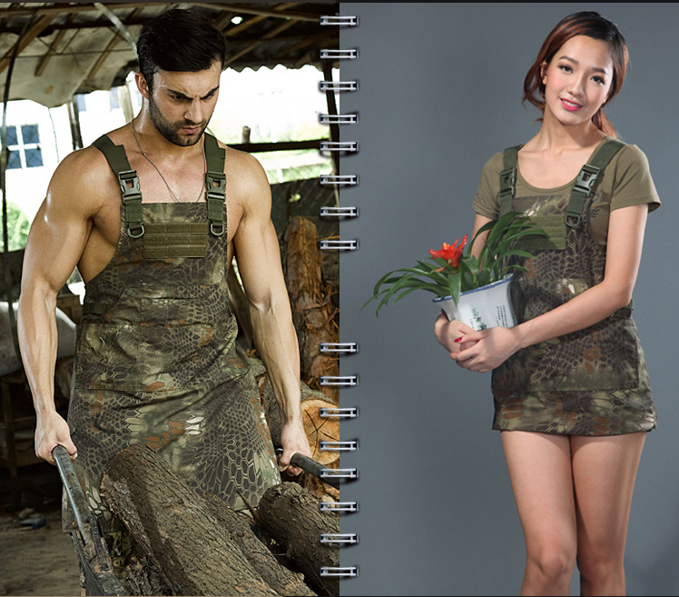 Chieftain Tactical Technician Sports Equipment Men and women apply outdoor picnic wear-resistant and dirt-resistant camouflage aprons