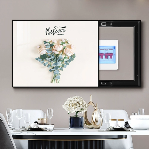 Ящик для измерителя мощности декоративная живопись, простота, современная распределительная коробка для покрытия, висящая картина в гостиной Северной.