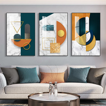 Light luxury living room decoration painting modern simple atmospheric sofa background wall hanging painting abstract atmospheric Vertical triple mural painting