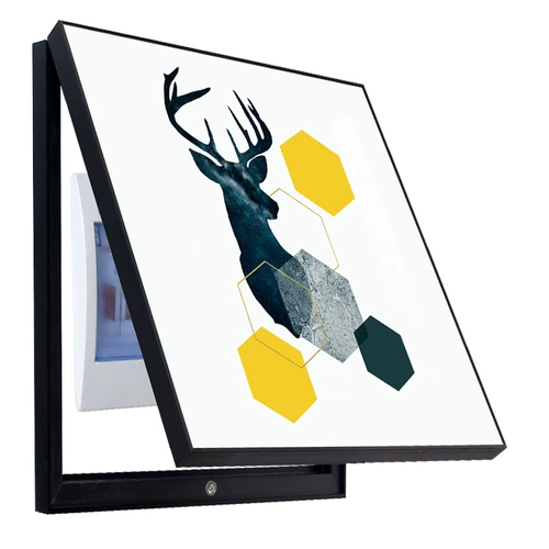 Легкая роскошная электрическая коробочка декоративная живопись Бесплатная удара и блокировка электрических ворот коробка роспись современная простая простая распределительная коробка общего переключателя