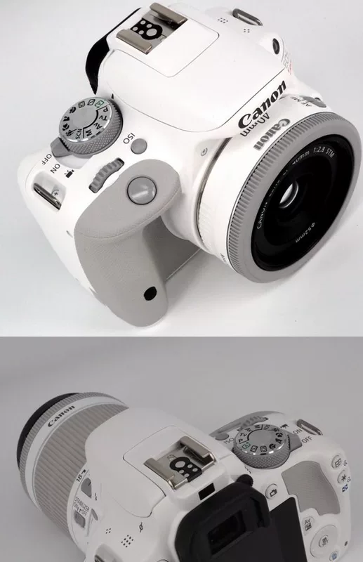 Canon 100d 18-55 Máy ảnh DSLR hôn x7 Ống kính kép máy ảnh Canon EOS 100D màu trắng - SLR kỹ thuật số chuyên nghiệp