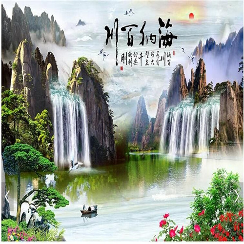 TV background wall tile modern minimalist microcrystalline stone living room 3d imitation marble material video wall sea tolerant to all rivers