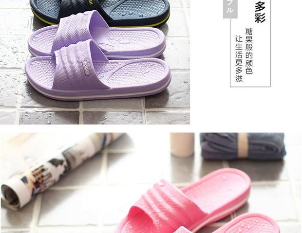 Mùa hè thân thiện với môi trường vô vị nam nữ đôi dép đi trong nhà siêu nhẹ dép đúc một lần và dép trong nhà chống trượt siêu nhẹ dép quai hậu nam
