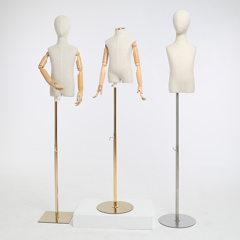 Children model props bust buns full body-head model Mother-to-baby shop Fashion Shop Windows Showcase model clothes hanger