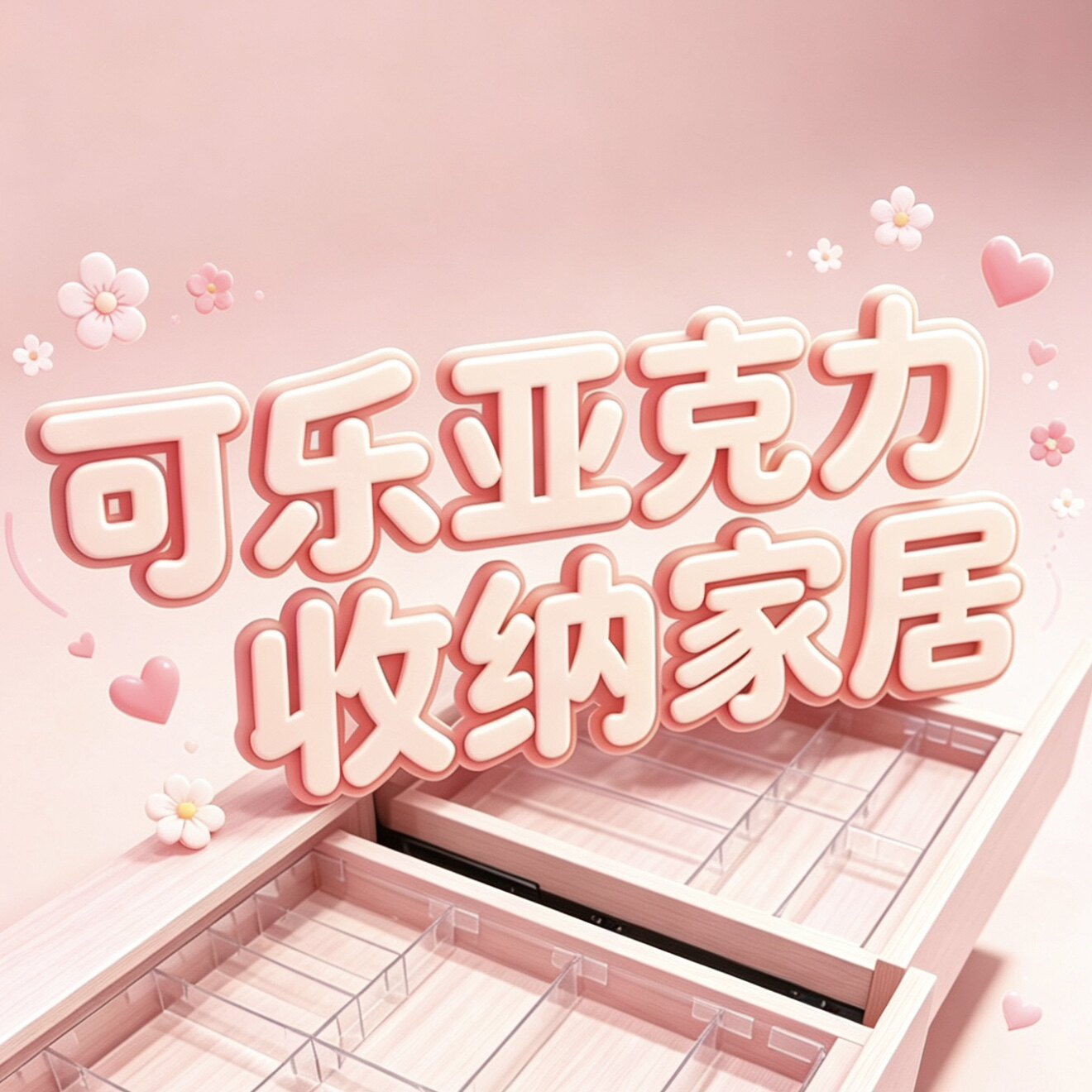 可乐亚克力收纳家居的LOGO