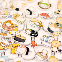 nekoni sticker sushi cat giraffe cute koala raccoon animal hand account decoration Handbook sticker