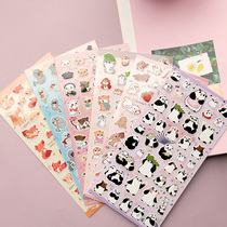 Panda rabbit hamster sea lion Fox cute cartoon animal sticker hand account photo album mobile phone waterproof sticker