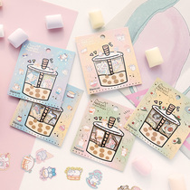 Unicorn cat autumn firewood dog avocado ice cream cartoon animal sticker hand account decoration cute sticker