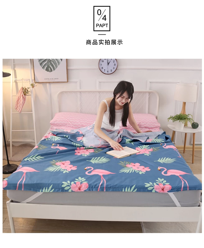 Cotton khách sạn travel travel dành cho người lớn túi ngủ trong nhà khách sạn ánh sáng di động quilt cover tấm dày người bẩn pad túi ngủ naturehike lw180