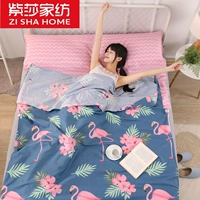 Cotton khách sạn travel travel dành cho người lớn túi ngủ trong nhà khách sạn ánh sáng di động quilt cover tấm dày người bẩn pad túi ngủ naturehike lw180