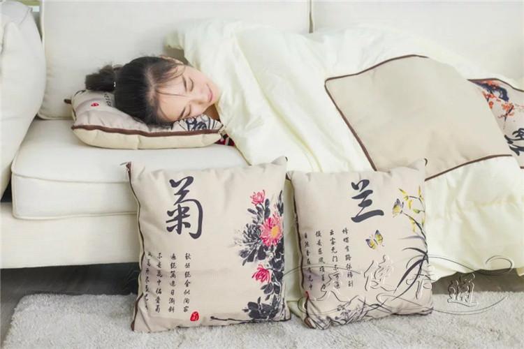Meilan Zhuju điều hòa không khí là bộ đồ giường nhà quilt bán buôn người lớn trẻ em chăn ngủ trưa quilt