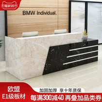 Bar cash register front desk reception desk beauty salon clothing store counter modern minimalist shop small bar