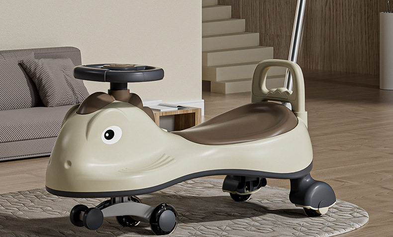 Каталки и педальные автомобили 儿童扭扭车1一3岁防侧翻静音轮男女宝宝溜溜车玩具车大人可坐滑行