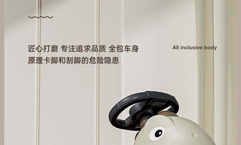 Каталки и педальные автомобили 儿童扭扭车1一3岁防侧翻静音轮男女宝宝溜溜车玩具车大人可坐滑行