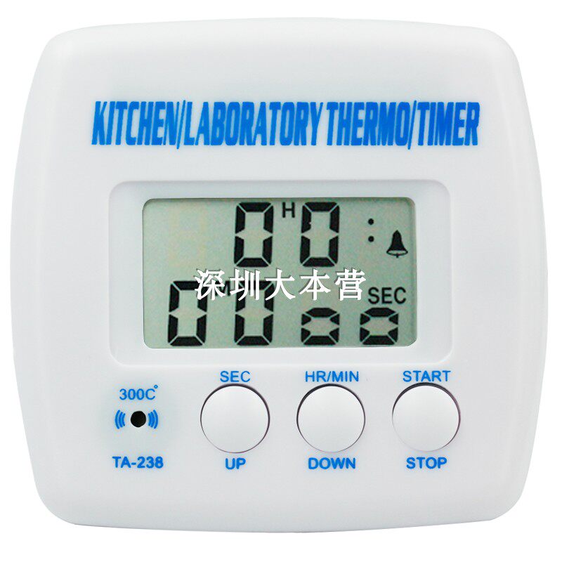 Kitchen Cooking Food Meat Barbecue Probe Thermometer Alarm Timer Digital LCD temperature TA238