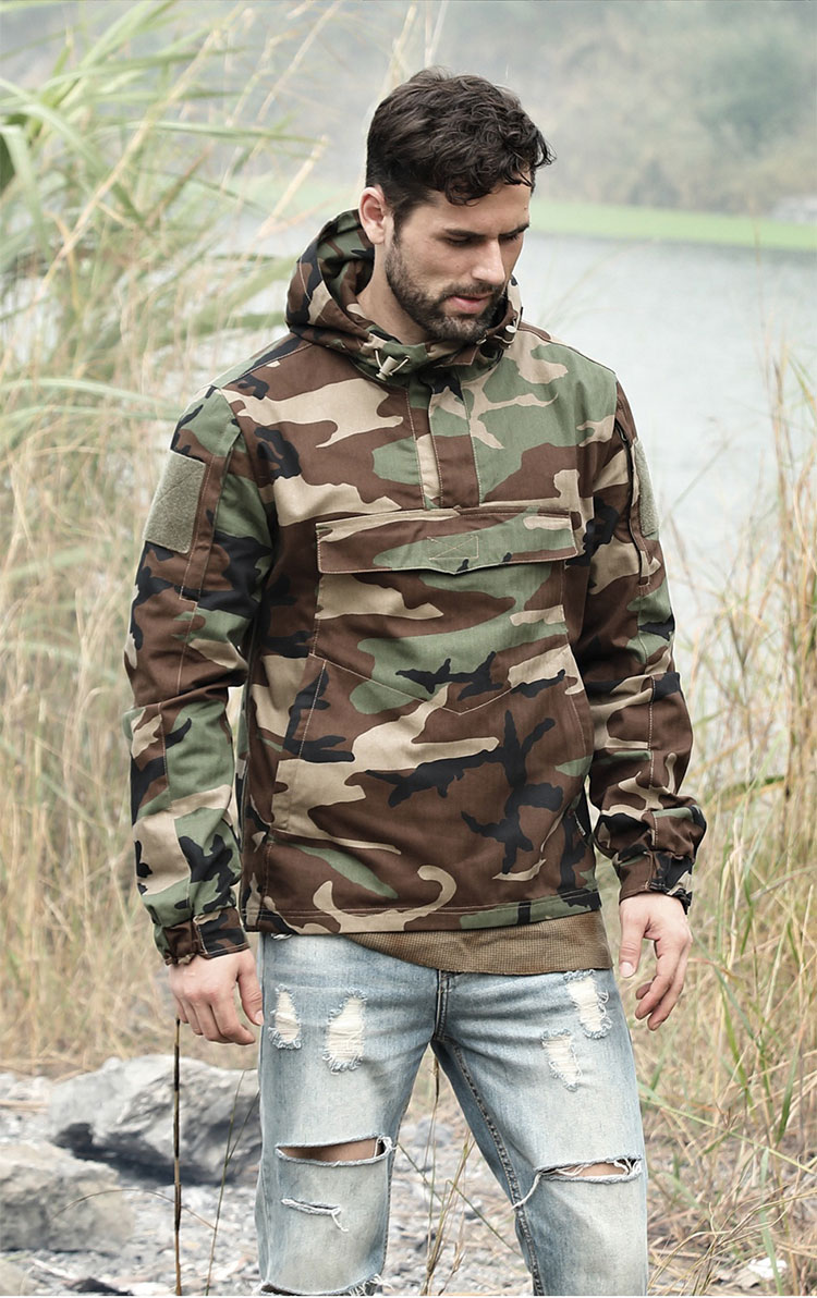 Chieftain mới GORKA Geerka smock Leo núi ngoài trời ngụy trang trùm đầu đội mũ trùm đầu trang phục - Những người đam mê quân sự hàng may mặc / sản phẩm quạt quân đội mũ sĩ quan quân đội