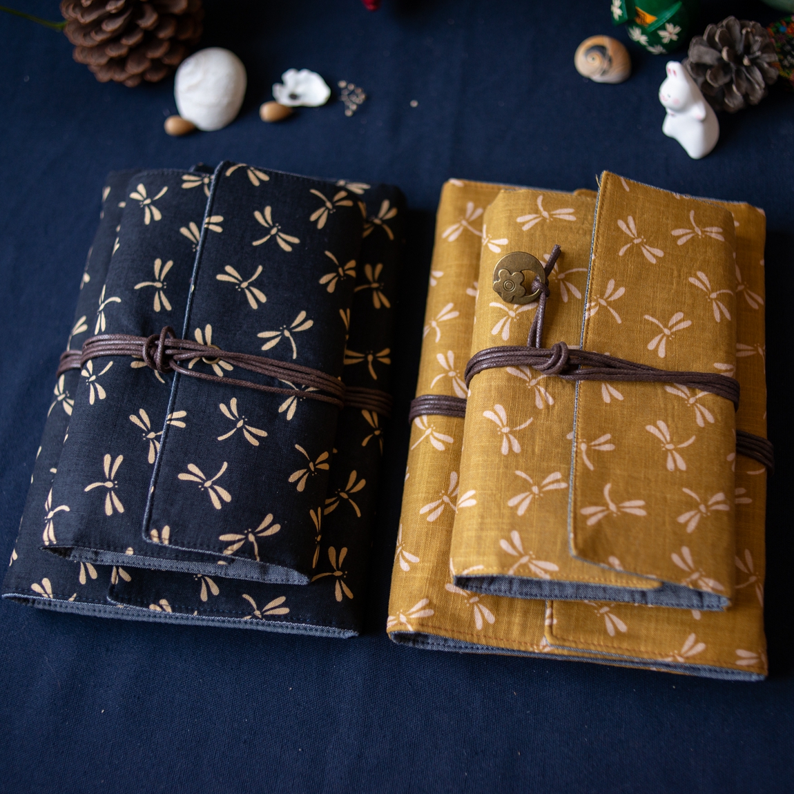 Hefeng handmade cloth notebook notepad diary loose-leaf book hand account gift A5A6 travel notebook