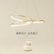 Ресторан люстра 餐厅灯吊灯创意网红轻奢客厅灯现代简约个性餐桌吧台北欧书房灯具