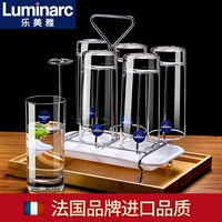 Le Meiya Glass Cup Hộ gia đình Cup Cup Cup Water Set Không nắp Cốc uống nước trong suốt Cup Cup Cup sữa 6 - Tách bình nước giữ nhiệt cute